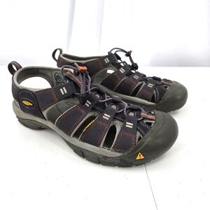 Keen Newport H2 Shoes Mens Size 10.5 Waterproof Sandals Hiking Outdoor Black Red